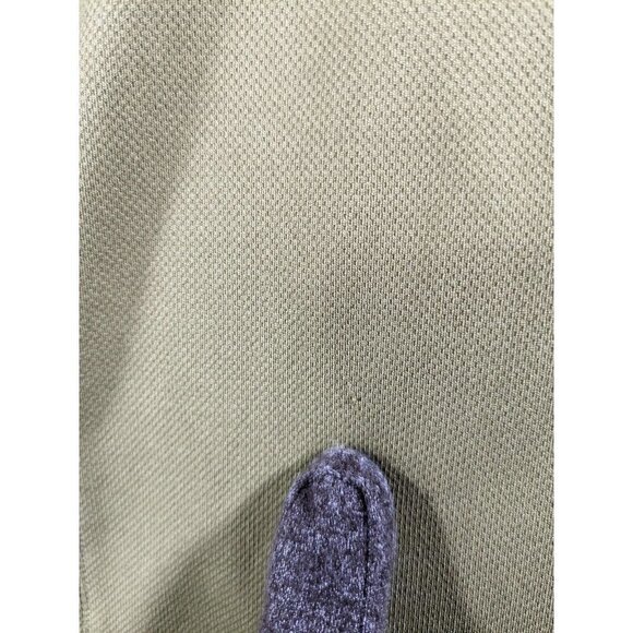 Under Armour Shirt Mens Large 1/4 Zip Polo Style Short Sleeve Green Active - Picture 11 of 16